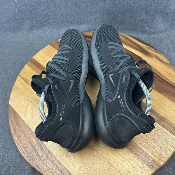 Nike Flex RN Triple Black Athletic Running Shoes Size 11 AQ7483-005